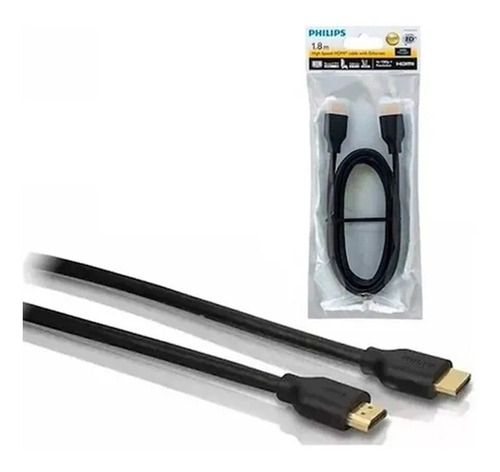 Cable Hdmi 1.8m Philips Swv5401h Ultra Hd 4k 3d