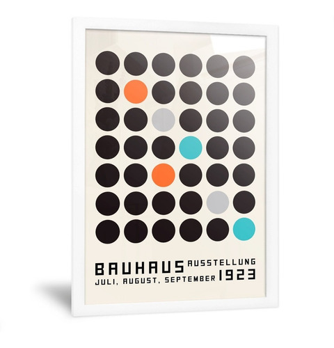 Cuadros Abstractos Circulos Bauhaus Geometricos 20x30cm