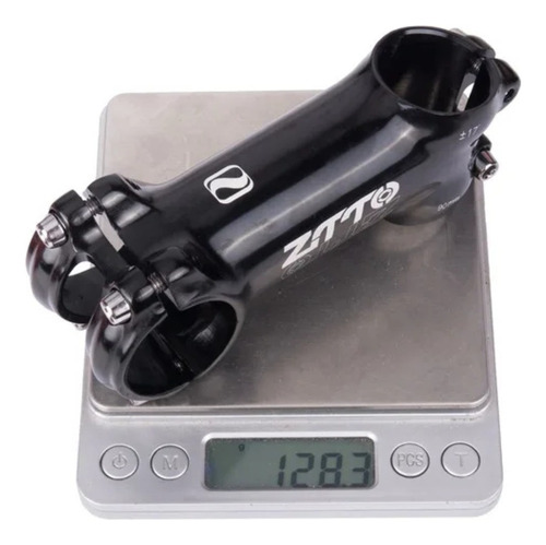 Stem Ztto Bicicleta -17° X 90mm. Para Manubrio 31,8 Negro Largo 90 Cm