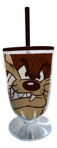 Taça Acrílica Looney Tunes - Taz - Big Face