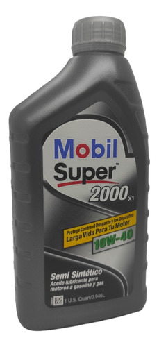 Aceite Mobil 10w40 Semi Sintético Super 2000 Sn Plus