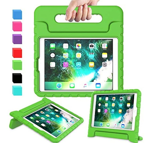 Funda Para iPad 9.7'' Para Niños Color Verde Marca Pyle