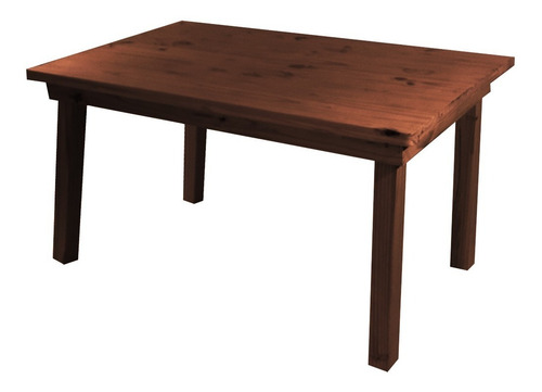 Mesa Comedor Madera Maciza Moderna Pata Recta 160x80 Sajo