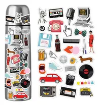 Comprar Calcos Stickers Retro 90 Para Termo, Mate, Compu, Celu