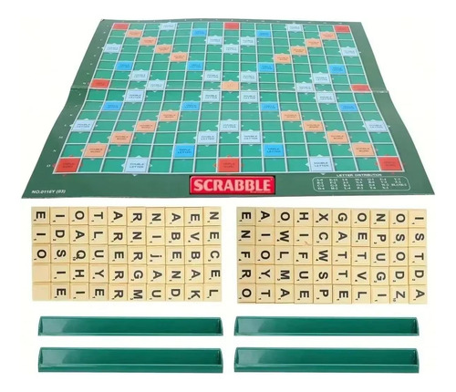 Scrabble En Inglés Juego De Mesa 2 A 4 Jugadores