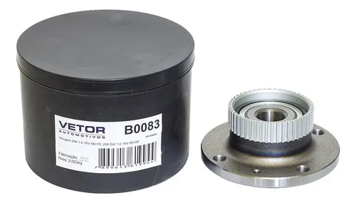 comprar Cubo Roda Traseira C\u002F Abs Peugeot 206 1.6 16v 1998 Até 2008