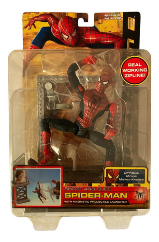 Shoot And Slide Spiderman 2 Toybiz 2004 Pelicula Sam Raimi (Usado)