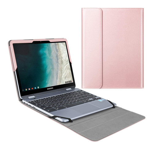 Funda Rosa Para Samsung Chromebook Plus De 12,2 Pulgadas