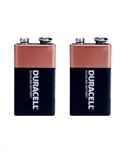 Kit 2 Bateria Duracell 9 Volts - Produto Original - Oferta! 