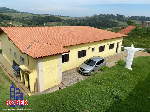 Imagem 1 de 30 de Linda Chácara Com Construção Nova De 2.700 M²/casa/piscina/ Área Gourmet À Venda Em Santa Isabel. - Ch01049 - 71049722