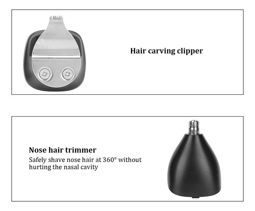 Recortador De Pelo Nasal Eléctrico Recargable Multifuncional