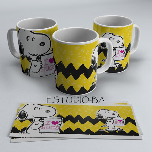 Plantillas Diseño Sublimar Para Tazas Snoopy Día Del Niño