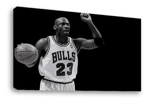 Cuadro Decorativo Canvas Moderno Michael Jordan B Y N