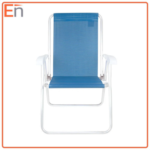 Silla Alta Conforto En Aluminio Sannet Mor Azul Claro Color Celeste