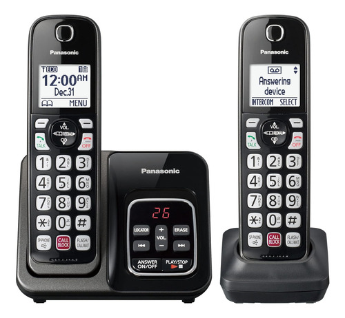 Teléfono Panasonic Dect Contestador E Id Doble Auricular Nvo