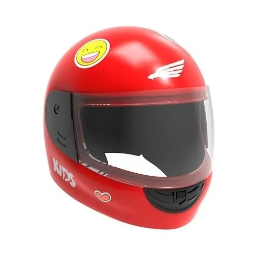 Casco para moto integral Halcon H57 rojo talle S