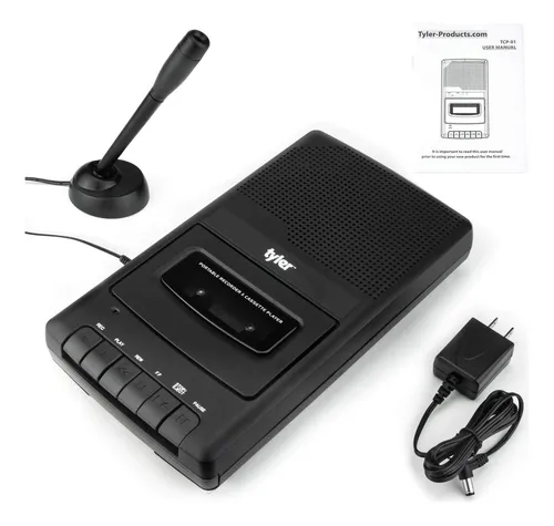 Tyler Tcp-01 Reproductor De Casete Y Grabador Portatil - ...