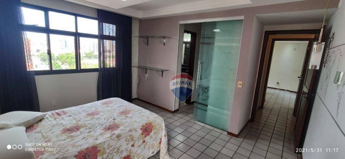 Excelente Apartamento Com 3 Suítes E 4 Vagas De Garagem À Venda - 180m² - Candelária - Natal/rn - Ap0093