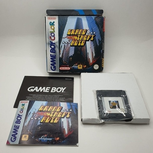 Gta En Caja Original Español Game Boy Color Completo
