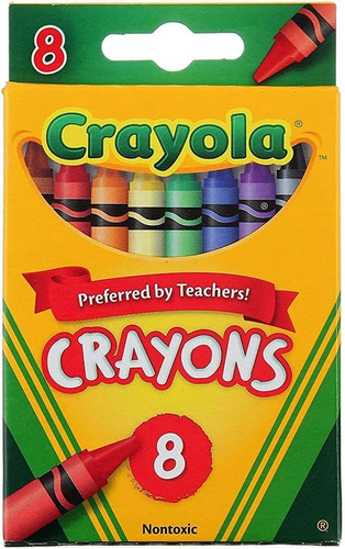 Crayola Large Crayons Tuck Box 8 Count 2 Packs