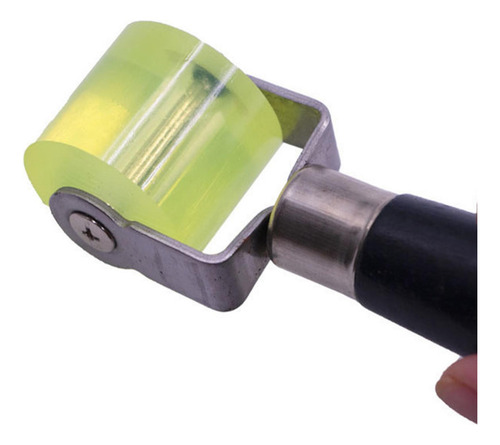 Rolo De Roda Com Alça De Aperto Ferramenta 17,5x3cm Verde