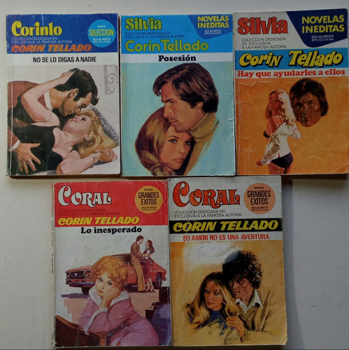 Lote X 7 Libros Corin Tellado - Bruguera-clarín + Obsequios