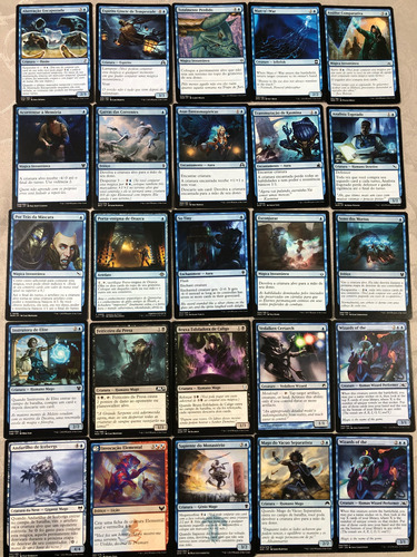 Deck Magos Dimir Controle Destruição Magic The Gathering L75 L75 Inglês E Português (Usado)
