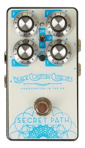 Pedal De Efecto Para Guitarra Laney Bcc-secretpath Reverb Color Azul