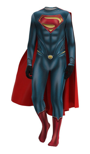 Superman Clark Kent Mono Cosplay Disfraz Para Niños Y Adulto