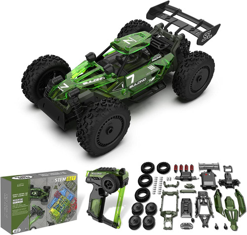 Rc Car Building Toy Kit 1:18 Scale Building Toy 2.4 Ghz...