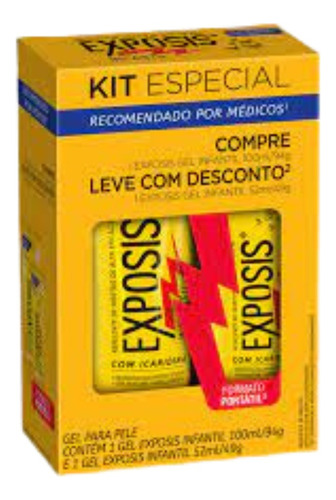 Repelente Exposis - 1 Kit Especial Infantil Gel Icaridina