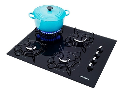 Fogão Cooktop Mondial Elétrico 4 Bocas Gás Bivolt Oferta Loi