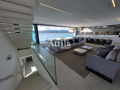 Imagem 6 de 30 de Casa Recém Construída, 6 Suítes, Pier Jet Ski, Enseada - V3350