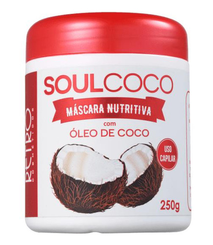 Máscara Nutritiva Soul Coco Retrô Cosméticos 250g