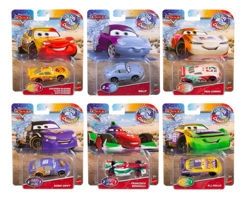 Auto Cars Color Changers Mattel Cambia De Color