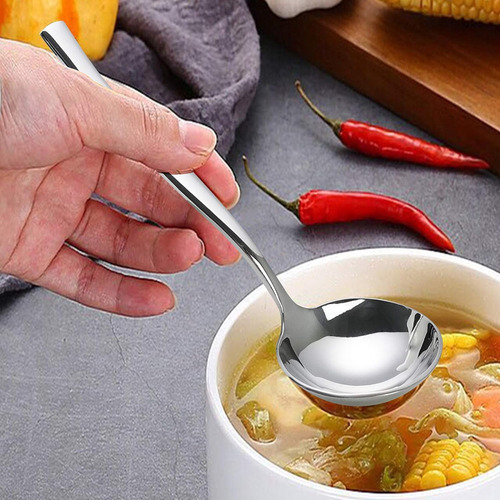 Xowine Cucharones De Sopa De Salsa Pequeña De Acero Inoxidab