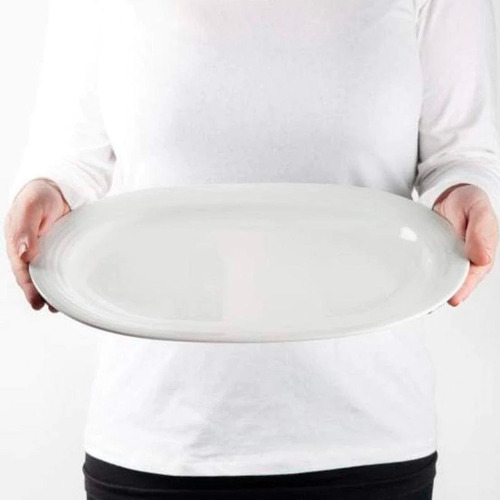 Platón 35 X 25 Cm Oval Arctic Noritake