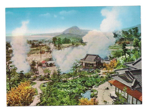 Postal Japon Takasaki-yama Beppu Numero 013 B3