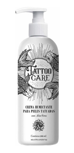 Crema Humectante Para Tatuajes Tattoo Care X 5 Unidades