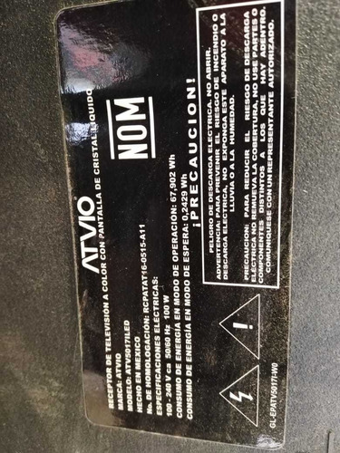Leds Atvio Atv5017iled Xmnj50d09-zc26ag (Usado)