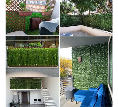 Enredadera Artificial Para Jardín Vertical Y Cercos X Rollo