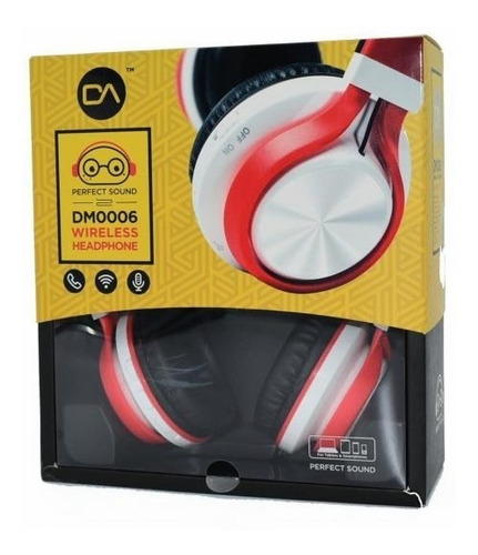 Audifono Marvo Da Dm0006 Rojo