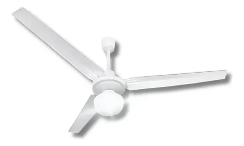 Ventilador De Techo Blanco 70w Luz 5 Veloc. 3 Aspas Fenergy