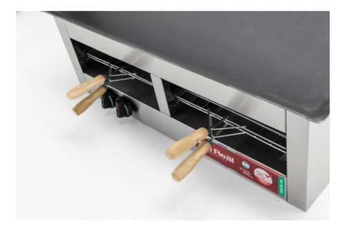 Imagen 3 de 7 de Carlitero Doble Acero Con Plancha Sol Real Gas 038 - Oferta!