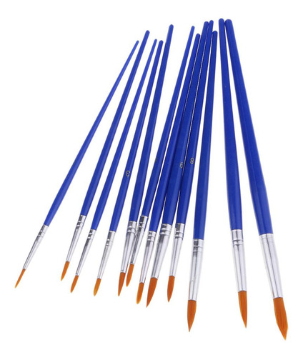 12 Pedazos Cepillo De Extremidad De De Pintura De Acuarela