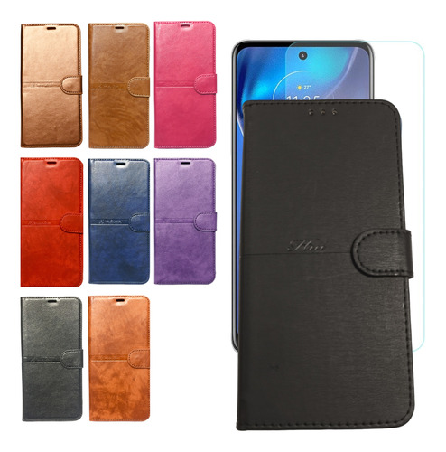 Funda Para Samsung Galaxy A14 5g Agenda Protector + Vidrio