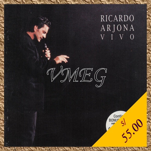 Vmeg Cd Ricardo Arjona 1999 Vivo