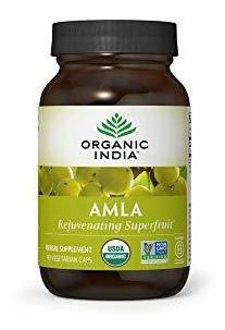 India Orgánica Amla - Vitamina C Para El Sistema Inmune, 90 
