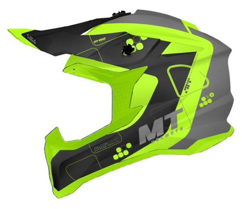 Casco Bici Cross Moto Cross Mt Falcon Certificado Ece 2205 