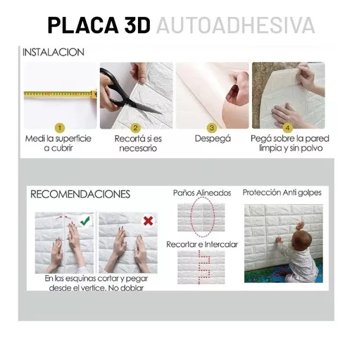 Placas 3D Madera Haya- Autoadhesivo Pared - Muresco